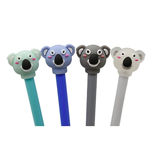 12 bolígrafos gel negro Koala diseño adorable miniatura 6