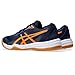 ASICS Kid's Upcourt 5 Grade School Court Shoes, 1, Peacoat/Shocking Orange