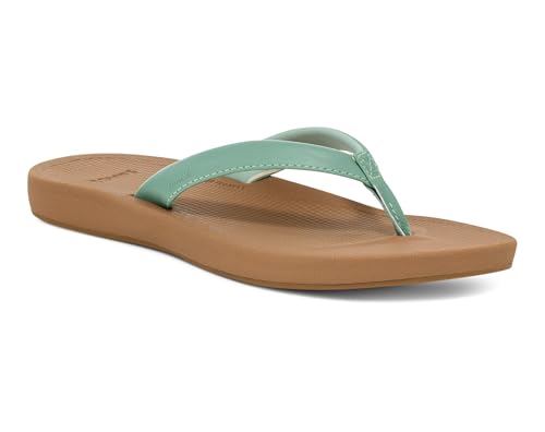 Image of Sanuk Womens Cosmic Shores | Water Resistant Flip Flops for Women | EVA Footbed With Arch Support | Women's Beach Sandals