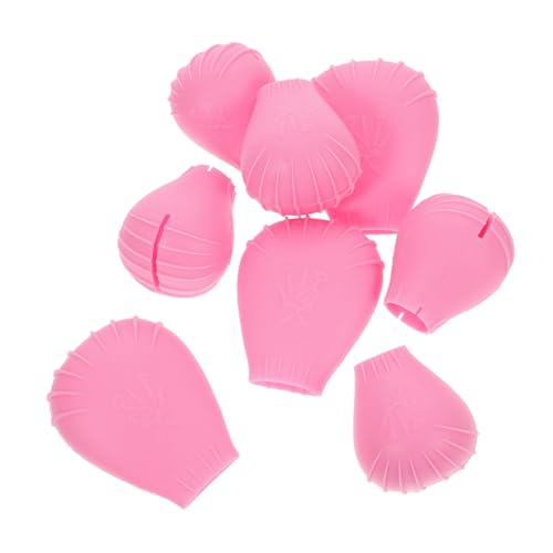 MUSISALY 8個シリコン製メイクブラシカバー ファンデーションブラシ対応 携帯便利 収納用 旅行用