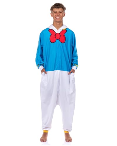 Disney Donald Duck Union Suit Adult Kigurumi Hooded One Piece Pajama Loungewear2