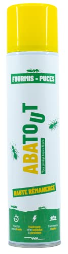 Abatout - Laque Anti-Fourmis et Puces - Contre les Rampants Nuisibles - Foudroyant - 300 ml Cover