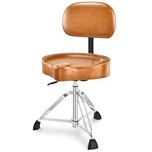 Stable And Reliable: UPELLA 6 support bars, 3 enlarged non-slip stool feet, provide stability and protect your floor. The bottom of the drum stool seat surface adopts the hydraulic base fixing structure, which ensures stability and flexibility at the...