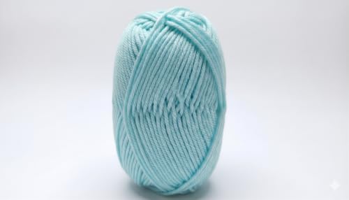 Image of Vardhman Magnus Knitting Yarn 100% Acrylic Bulky 4Ply Yarn (Pack of 1 Ball - 100g) - Knitting & Crochet Yarn for Winter Sweaters, Scarves, Blankets | Hypoallergenic, Hand Wash - Aqua Mint