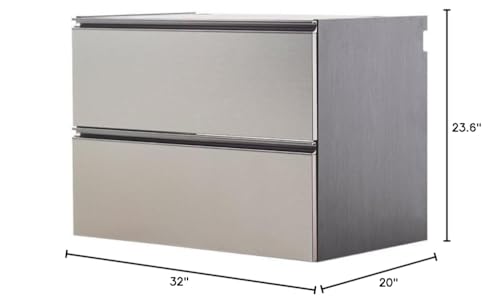 Image of Maykoosh Wall Mounted Storage Cabinet with Doors & Shelves Garage & Home Organization Wood /32x28x20 Drawer Cabinet