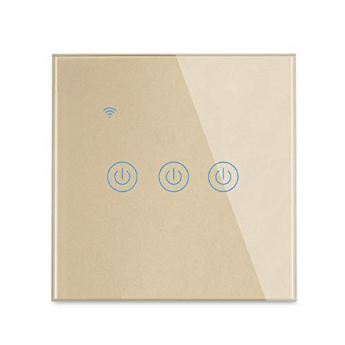 Yagusmart WiFi Smart Wall Light Switch, No Neutral Wire Required, No Hub Required, Compatible with Alexa and Google Home