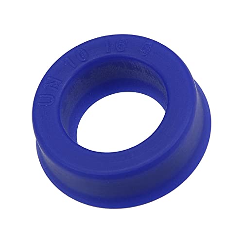 Tool parts UN Radial Shaft Seal 10mm ID x 16mm OD x 6mm Width PU Oil Seal - Blue