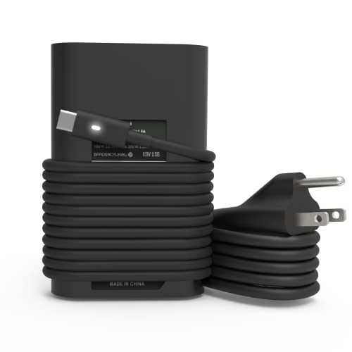 65W 45W USB C Laptop Charger for Dell Latitude 5420 7420 5520 5440 5540 7440 5430 5530 7430 7330 7400 7410 5320 5450 7450 2in1 Power Cord,Dell Computer Type C AC Adapter for XPS 13 Chromebook 3100