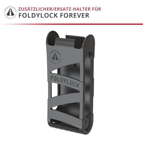 FoldyLock Forever Fahrradschloss-Halterung – ultraleichte Halterung für FoldyLock Forever Klappschloss – tragbares, sicheres Fahrradbefestigungszubehör