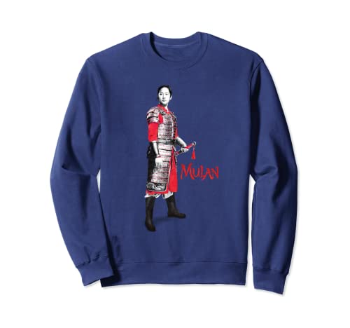 Sweatshirt Disney Mulan pull col rond manches longues imprimé pour adulte