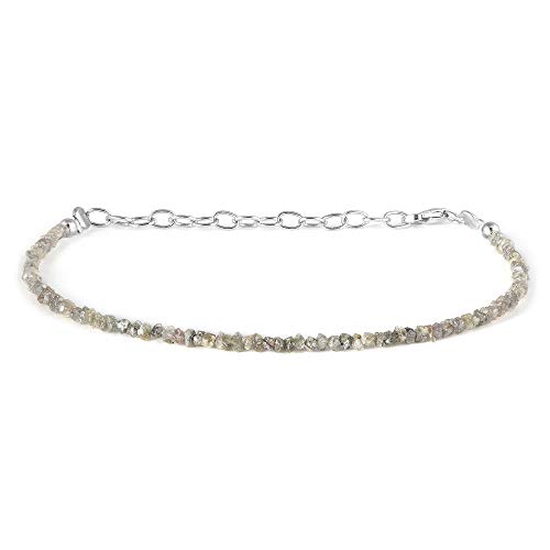 Bracelet en diamants bruts avec pierre de naissance : offrez un cadeau d'anniversaire mémorable