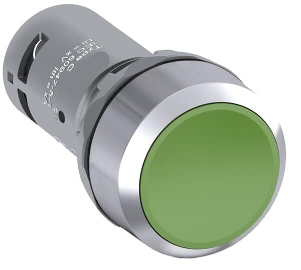 10 botones planos | Verde | 2NC | Tipo de reinicio CP1-30G-02 10010898 1SFA619100R3052