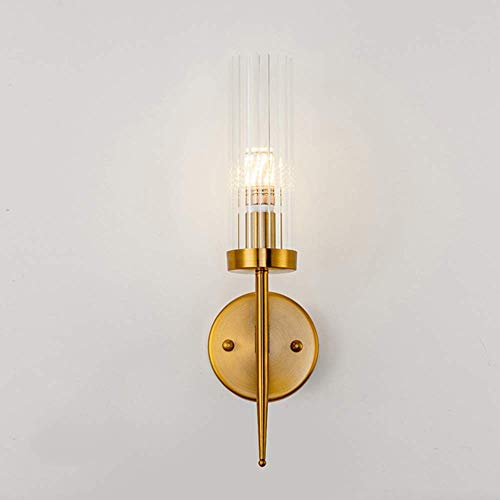 Luz de pared LED de vidrio que elimina sombras en pasillos estrechos y balcones