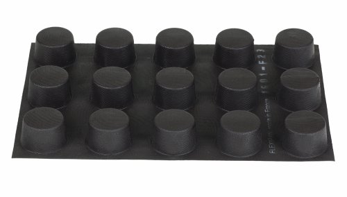 Sasa Demarle FP 01601 Flexipan 6.5-Ounce Muffin Pan with 15 Molds, Jumbo