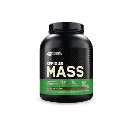 OPTIMUM NUTRITION Serious Mass Protein Powder Gainer Chocolate 2.72kg