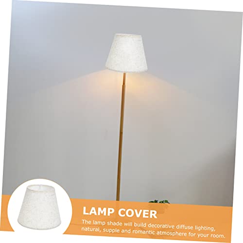 Image of Fabric Petal Lamp Shade for Tabletop and Ceiling Light Decorative Light for Home Decor Stylish Replacement Lampshade for Table Lamps and Floor Lamps