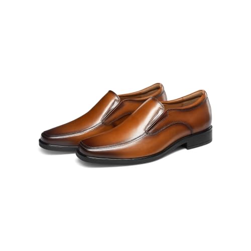 Image of GIFENNSE Mens Loafers Leather Slip-on Dress Shoes