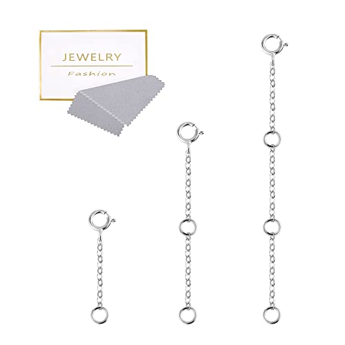 Bracelet Extender Durable White Gold Extenders for Necklace