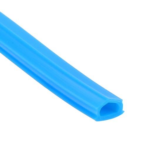 sourcing map Aluminum Profile Slot Cover Blue 10m 6mm 2020