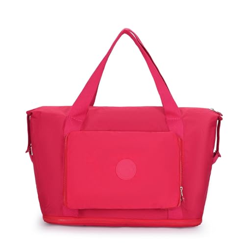 Bolsa Viagem Feminina expansível Grande Capacidade Bolsa de Ombro academia (modelo 2 - pink)