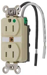 15A Duplex Receptacle 125VAC 5-15R IV