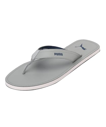 Image of Puma mens Wick Sailing Blue-Quarry-White Flip-Flop - 11 UK (38795101)