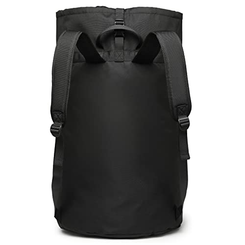 Image of laundry bag backpack,extra-large heavy duty laundry bags,laundry backpack for college students,drawstring closure (Black Laundry Backpack Bag)