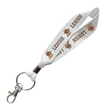 R and R Imports Lehigh University Mountain Hawks Officially Licensed 6-Inches Long Cloth Keychain Lanyard