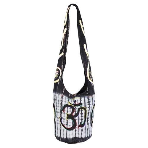 Image of Mandala Crafts Hippie Bag, Large Boho Hobo Purse for Women, Crossbody Shoulder Sling Bags for Indie Style Bohemian Accessory