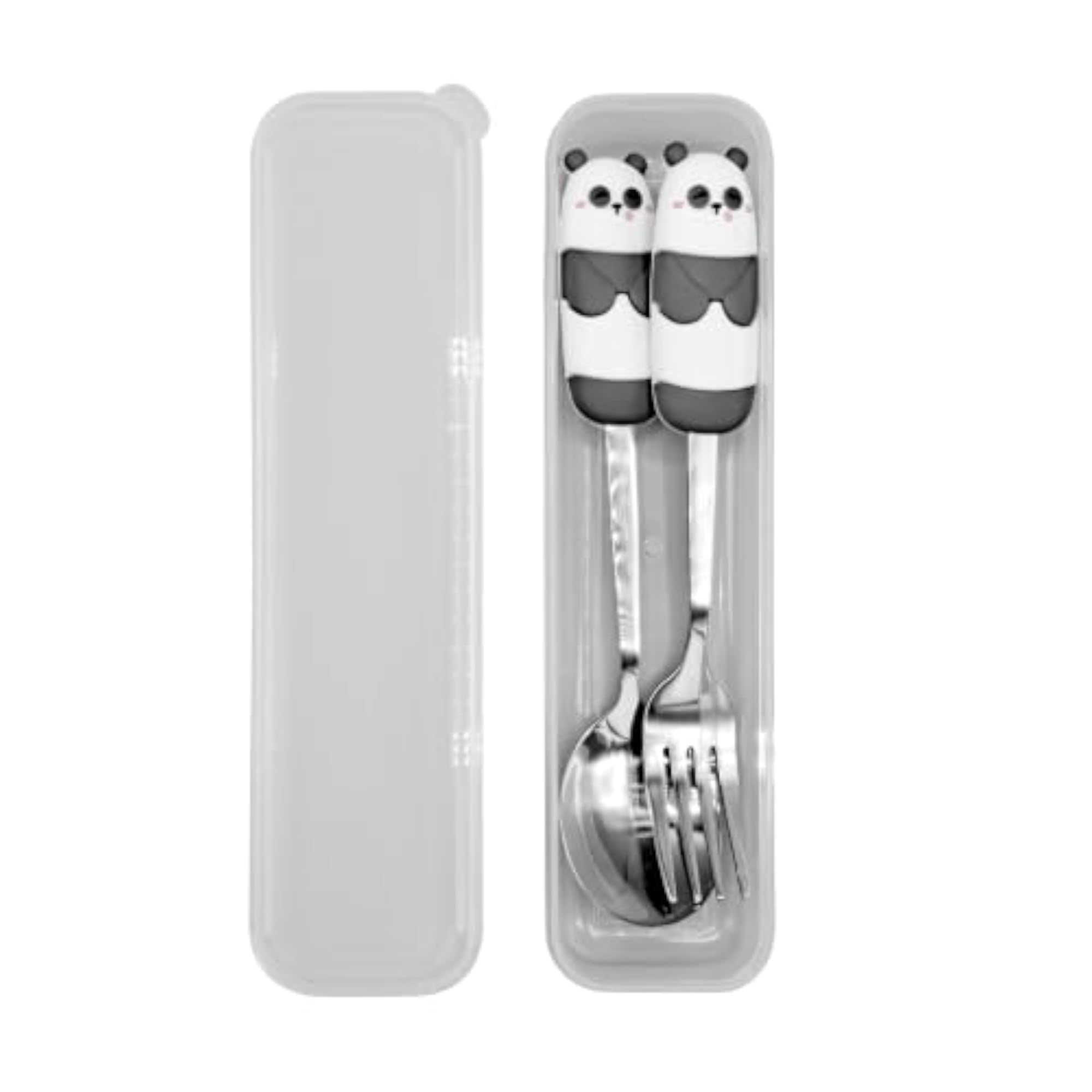 Animal Utensil Set, Stainless Steel Spoon and Fork
