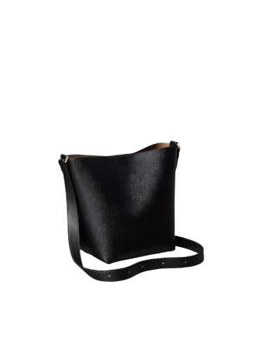 Kadın Çanta, Foıl Logo Medıum Bucket Black/Toasted Coconut OS
