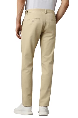 Image of Allen Solly Men Mid Rise Regular Fit Casual Pants