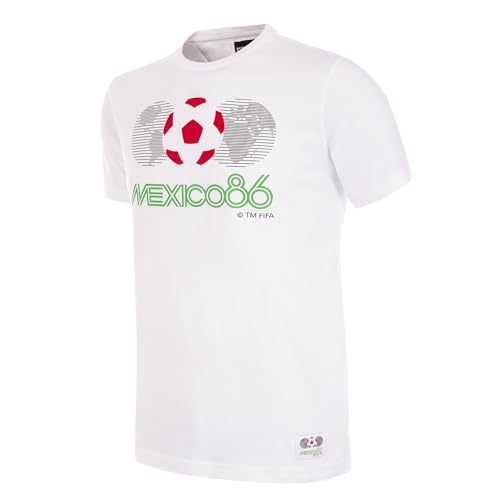  Mexico 1986 World Cup Emblem T-Shirt White S
