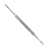 Nobelcrafts - Surgical Grade Pusher Stainless Steel Rasp For Ingrown nails - Professional Double Sided Manicure Tool - (5.5 in)