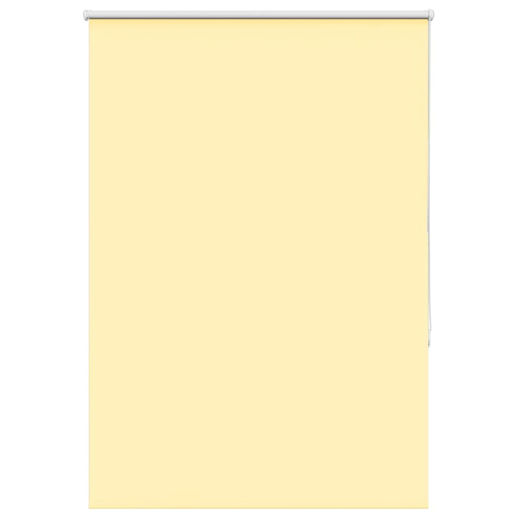 Roller Blind Blackout Yellow 110x150 cm Fabric Width 105.7 cm Polyester