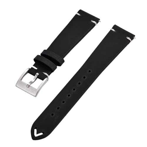 [ȓX] NCbN[XEHb`oh Y fB[X 18mm 20mm 22mm EHb`oh U[EHb`Xgbv xg(Black,22mm)