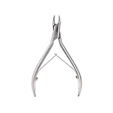 Cricket Logo 1/4 Jaw Nipper Professional Nailcare Tool for Professional Trimmer for Hands and Feet, Luxury Fine Sharp Tip, Stainless Steel