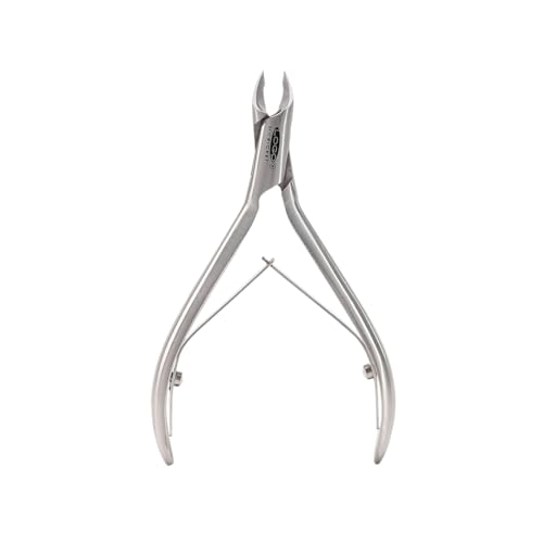 Cricket Logo 1/4 Jaw Nipper Professional Nailcare Tool for Professional Trimmer for Hands and Feet, Luxury Fine Sharp Tip, Stainless Steel