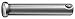 Clevis Pin, 1018, 0.250x1 7/8 L, PK25