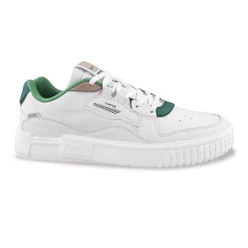 Campus Men Og-11 Sneakers WHT/D.GRN - Image 3