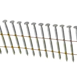 #US 3600Pcs Siding Nails 1-3/4" .092 Collated Wire Coil Full Round Head 4 Set