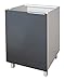 Berlenus CP6BG - Base componibile cucina a 1 anta, da 60 cm, colore: Grigio