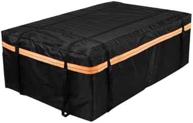 lyrlody Cubic Car Rooftop Cargo Carrier, Roof Bag for All Top of Vehicle, Storage Bag, Luggage Storage Cube for Travel Camping M