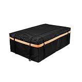 lyrlody Cubic Car Rooftop Cargo Carrier, Roof Bag for All Top of Vehicle, Storage Bag, Luggage Storage Cube for Travel Camping (M)