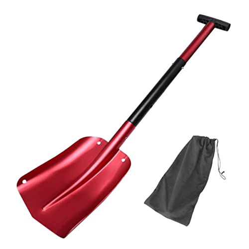 GALPADA Folding Snow Shovel for Emergency Vehicle Use Lightweight Outdoor Camping Tool for Suvs and Easy to Store and Carry for Snow and Ice Removal