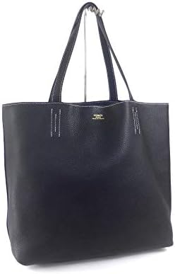 エルメス リバーシブル トート バッグ ドゥブル サンス45 トリヨンクレマンス ブルーニュイ ブラック Y刻 並行輸入品 Hermes エルメス トートバッグ Amazon