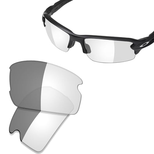 Image of SAUCER Premium Replacement Lenses & Rubber Kits for Oakley Flak 2.0 OO9295 | UV400 Protection, Anti-Scratch, Precise Fit