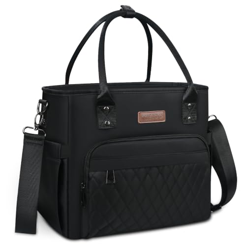 MIYCOO Lunch Bag Lunch Box Women - Leakproof Insulated Lunch Cooler Bag for Men Women - Large Lunch Tote Bags Adults, Black