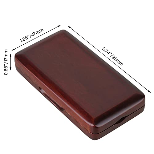 Yibuy Oboe Reed Case Box Spray Lacquer Surface Solid Wood Holds 3 Oboe Reeds #TOP3