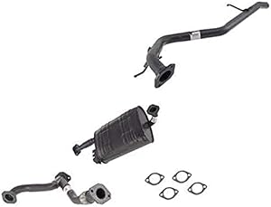 Mac Auto Parts 16940 Replacement Part For Rodeo/Passport 3.2L Y Flex Muffler Tail Pipe Exhaust System
